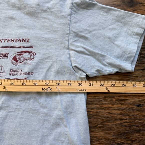 Vintage 1990 Big Stick Surf-O-Rama Contest T-Shirt Santa Cruz Sz XL - Picture 7 of 8
